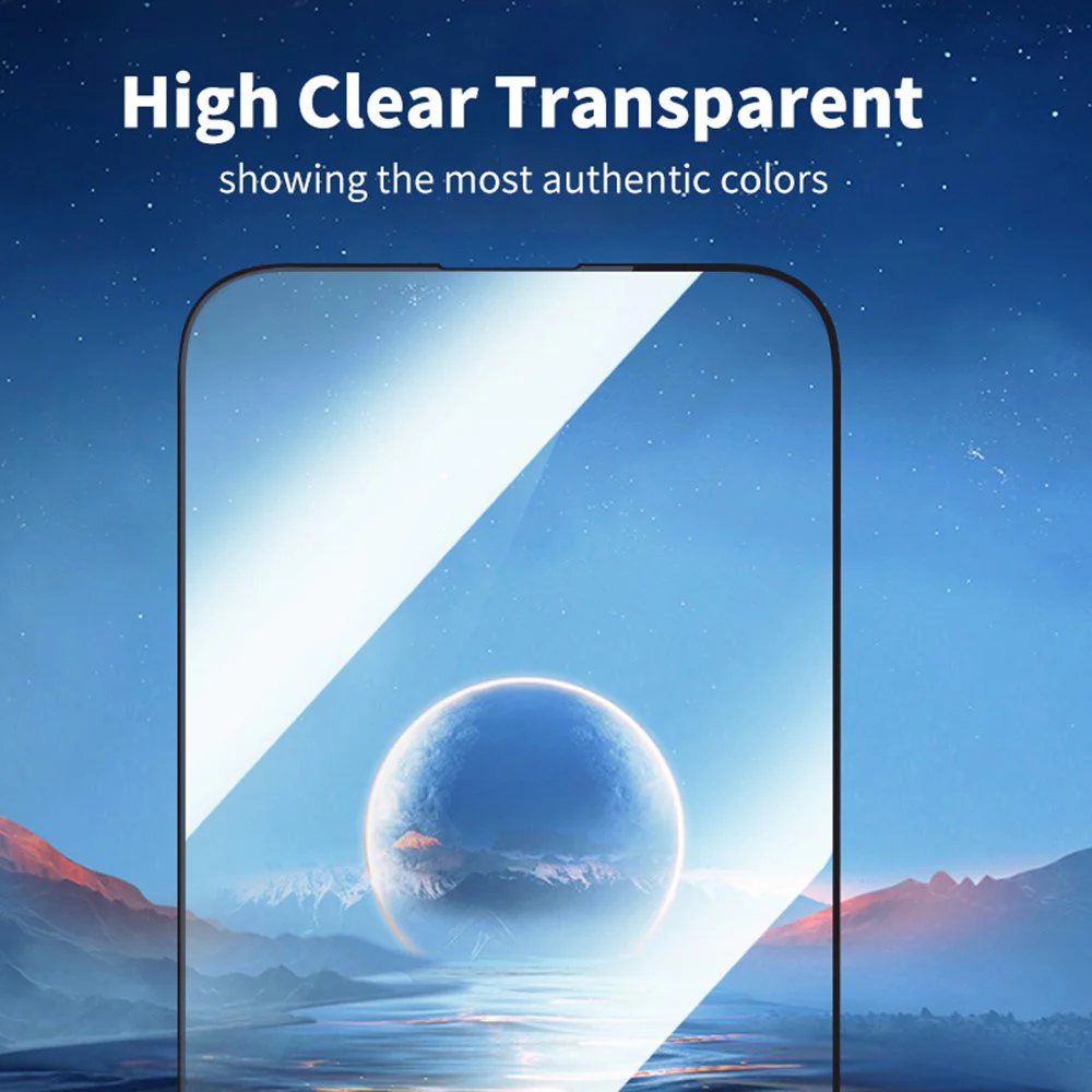 URR For iPhone 17 Pro Max Magnetic Case TPU + PC Clear Phone Cover with Screen Protector + Lens Film - Image 4