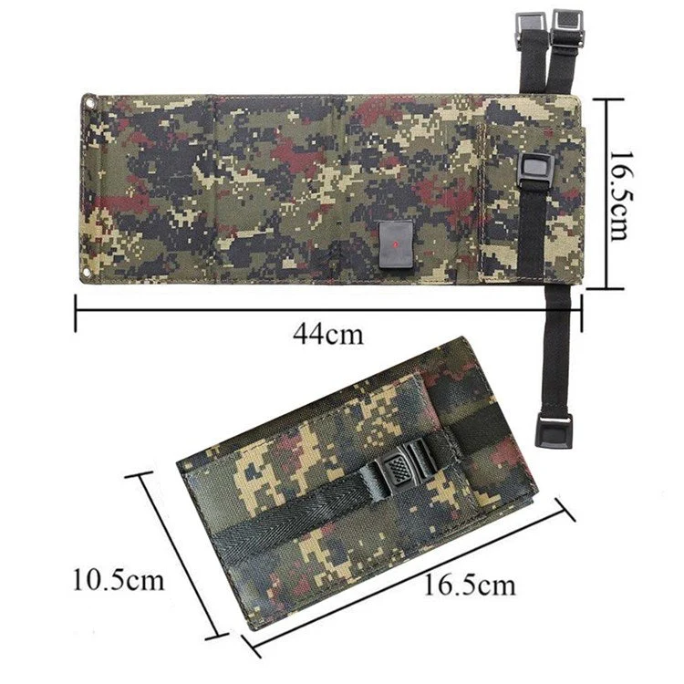 USB Solar Charger 20W Weather-Proof Durable Portable  Foldable Solar Panel Phone Charger for Camping Outdoors for iPhone/Android Smartphones/iPads/Android Tablets - Image 2