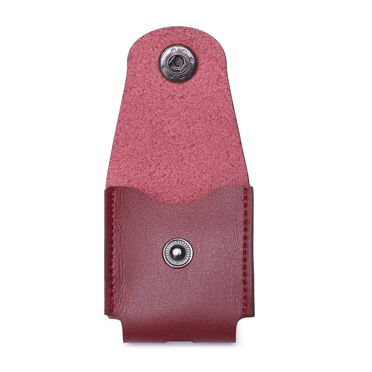 Wallet Design Tassels Decor Faux Leather Anti-Drop Bluetooth Earphone Protective Case Cover for AirPods with Wireless Charging Case (2019)/AirPods with Charging Case (2019) - Purple - Image 5