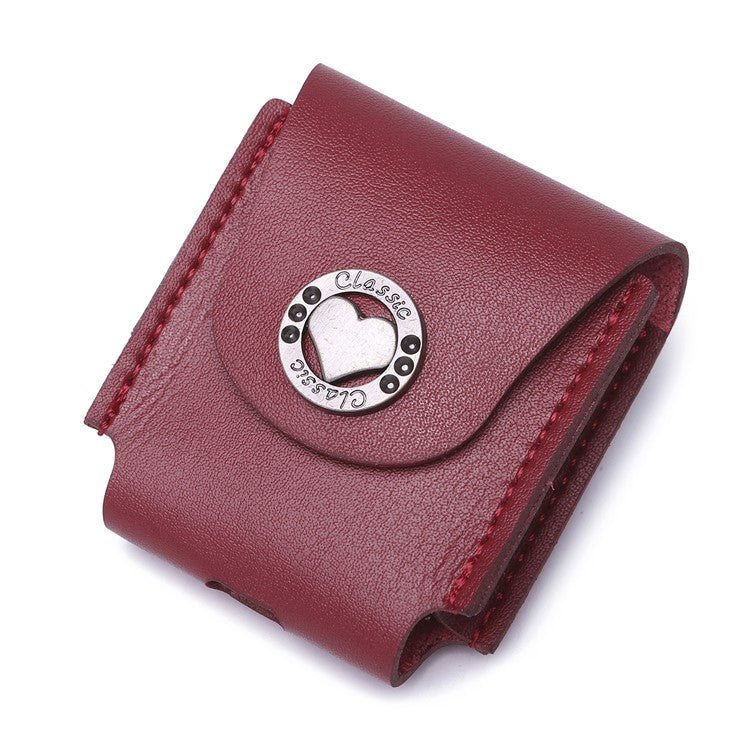 Wallet Design Tassels Decor Faux Leather Anti-Drop Bluetooth Earphone Protective Case Cover for AirPods with Wireless Charging Case (2019)/AirPods with Charging Case (2019) - Purple - Image 8