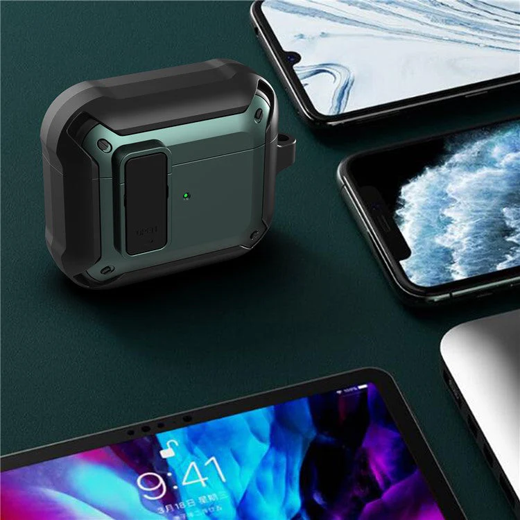 Wireless Earphone Charging Case Sleeve Anti-drop TPU+PC Protective Cover with Snap-on Lid Design for AirPods 3 - Style 11 - Image 8