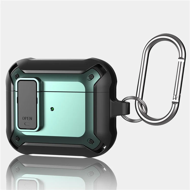 Wireless Earphone Charging Case Sleeve Anti-drop TPU+PC Protective Cover with Snap-on Lid Design for AirPods 3 - Style 9 - Image 7
