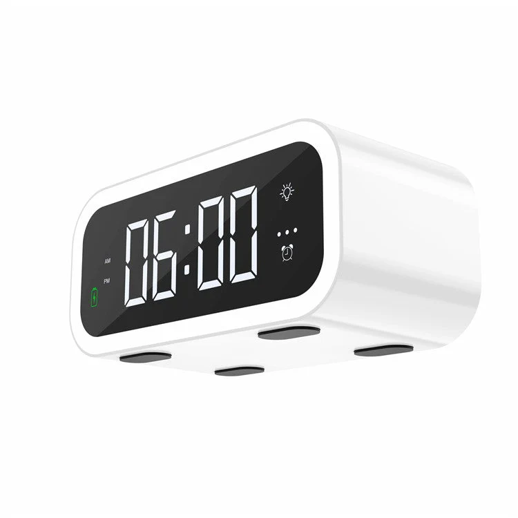 WIWU Wi-W015 15W Wireless Charger Phone Charging Stand Alarm Clock Night Light - Image 3