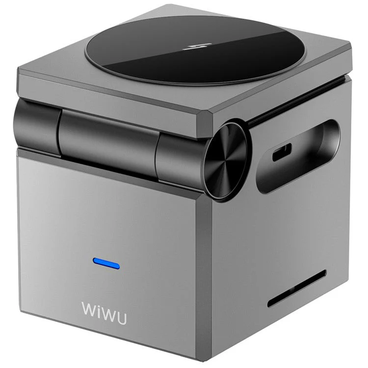 WIWU Wi-W030 For iPhone / Apple Watch / AirPods 3-in-1 Wireless Charging Stand Magnetic Wireless Charger - Image 3