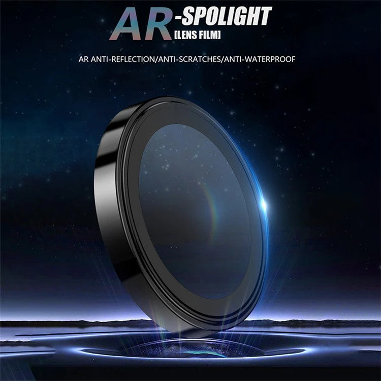 X-LEVEL AR-Spotlight Series For iPhone 13 Pro / 13 Pro Max Tempered Glass Lens Protector Camera Lens Film - Blue - Image 2