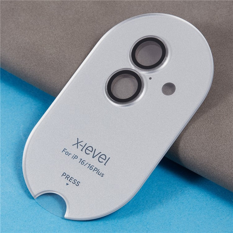 X-LEVEL AR Spotlight Series For iPhone 16 / 16 Plus Camera Lens Protector Set HD Individual Lens Film - Transparent - Image 6