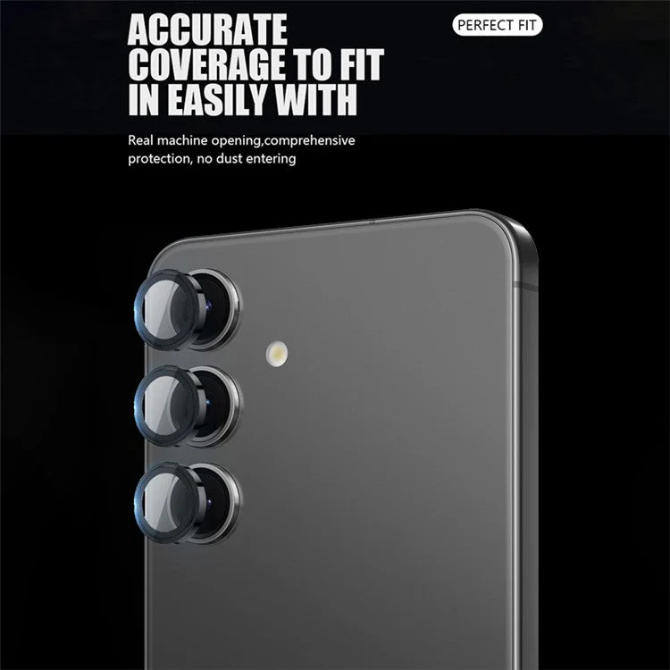 X-LEVEL AR Spotlight Series For Samsung Galaxy S23 / S23+ Camera Lens Protector Set Night Shooting Mode - Purple - Image 3