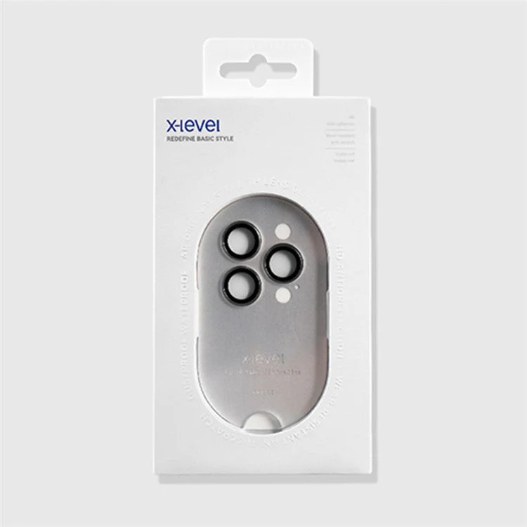 X-LEVEL AR Spotlight Series For Samsung Galaxy S23 Ultra Camera Lens Protector Set Individual HD Lens Film - Black - Image 7