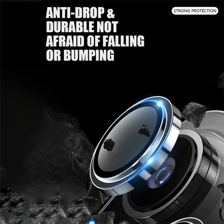 X-LEVEL AR Spotlight Series For Samsung Galaxy S23 Ultra Camera Lens Protector Set Individual HD Lens Film - Silver - Image 5