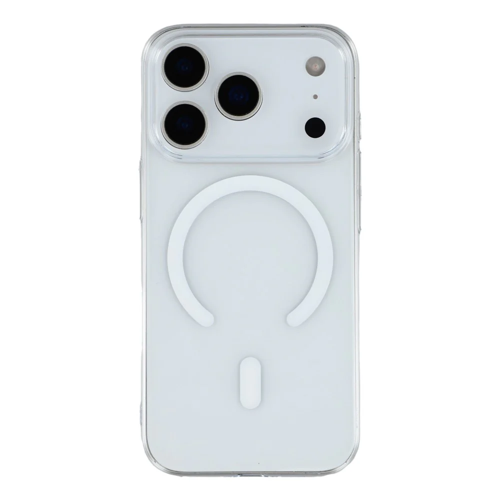X-LEVEL For iPhone 17 Pro Max Case Compatible with MagSafe Clear Back Slim Hard PC Phone Cover - Transparent - Image 3