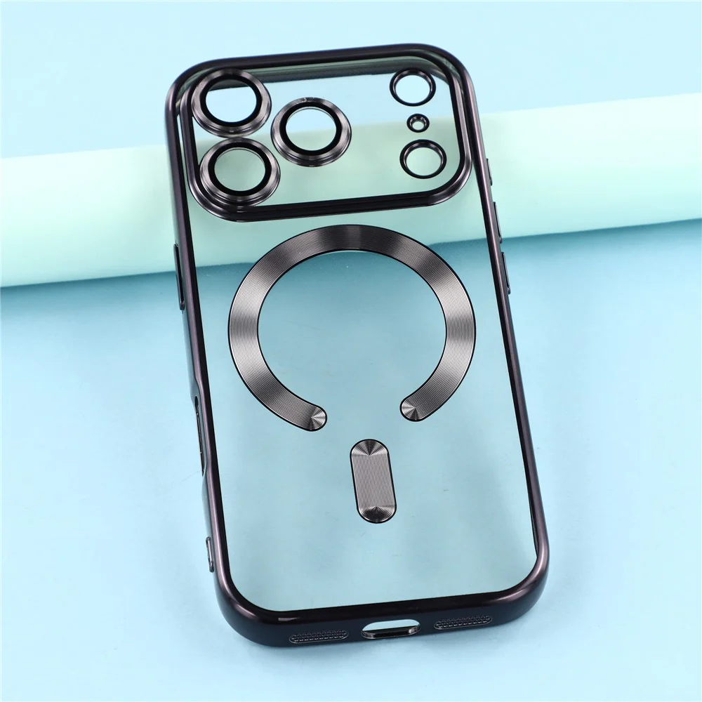 X-LEVEL For iPhone 17 Pro Max Case Compatible with MagSafe Full Camera Protection TPU Phone Cover - Black - Image 6