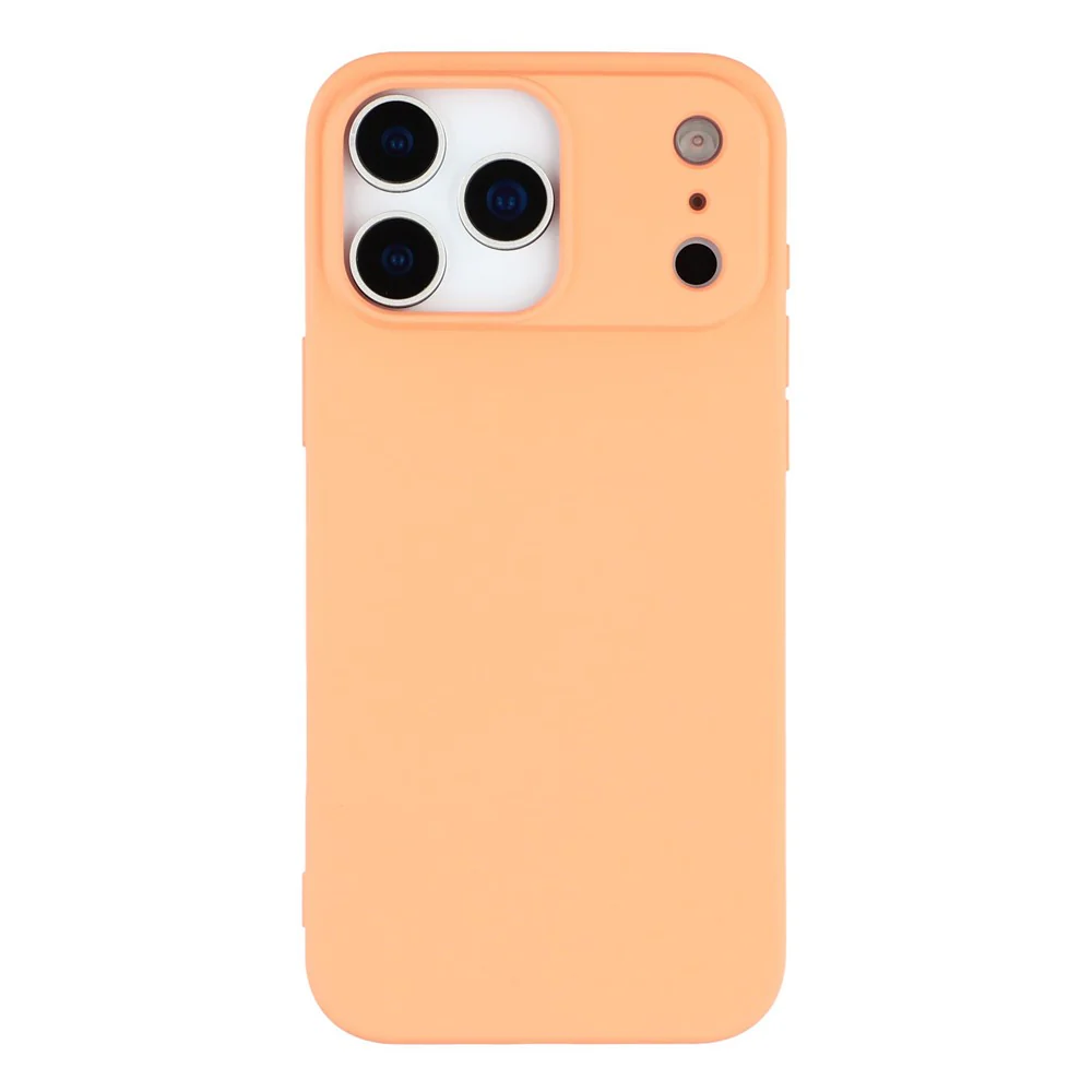 X-LEVEL For iPhone 17 Pro Max Case Soft TPU Anti Scratch Fiber Lining Phone Cover - Orange - Image 3