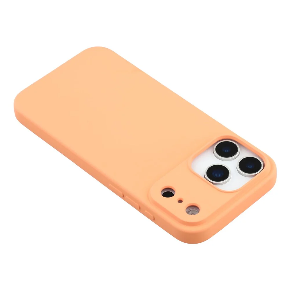 X-LEVEL For iPhone 17 Pro Max Case Soft TPU Anti Scratch Fiber Lining Phone Cover - Orange - Image 5