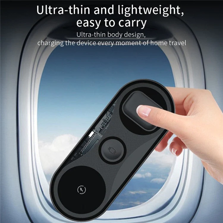 X399 15W Fast Charging 3-in-1 Wireless Charger Mobile Phone Watch BT Earphone Charging Stand - Image 2