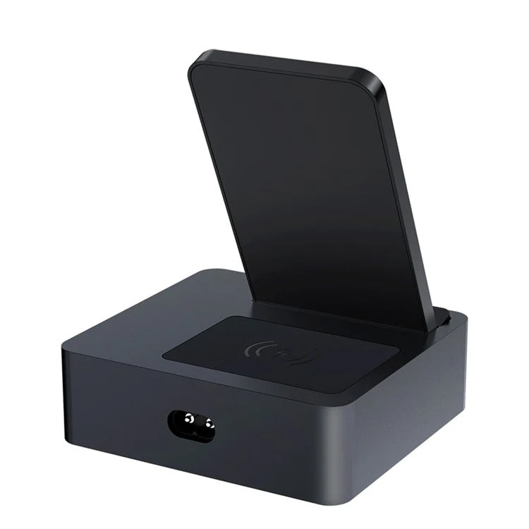 XDL-WA10 6 in 1 Wireless Charger Dock Station [with 3 USB Ports + 1 USB-C Port] for iPhone Samsung Huawei - EU Plug - Image 6