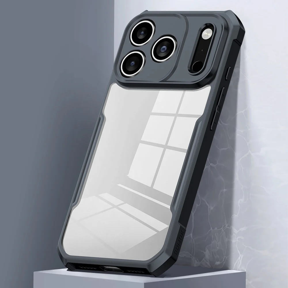 XUNDD For iPhone 17 Pro Max Case Dropproof TPU + Acrylic Clear Back Phone Cover - Image 7