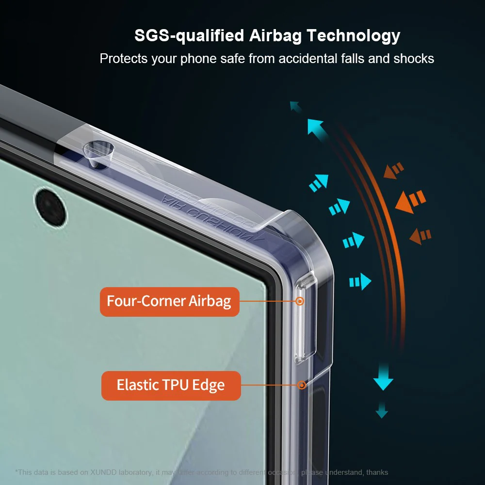 XUNDD For Samsung Galaxy Z Fold7 5G Case TPU + Acrylic Phone Cover with Front Screen Protector - Image 4