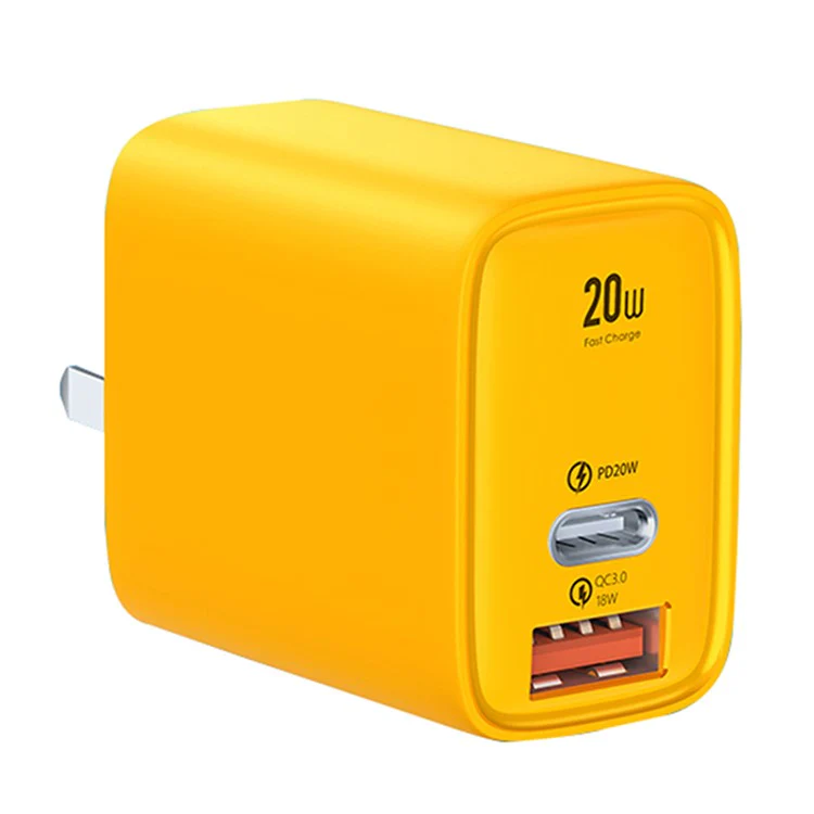 XUNDD XDCH-052 PD 20W Type-C + QC 3.0 USB Fast Charger Mini Wall Charging Block - CN Plug
