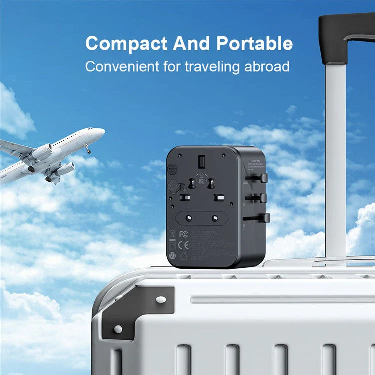 XUNDD XDCH-072 Universal Travel Wall Charger 65W Phone Charger Adapter with 5 USB Ports - Image 6