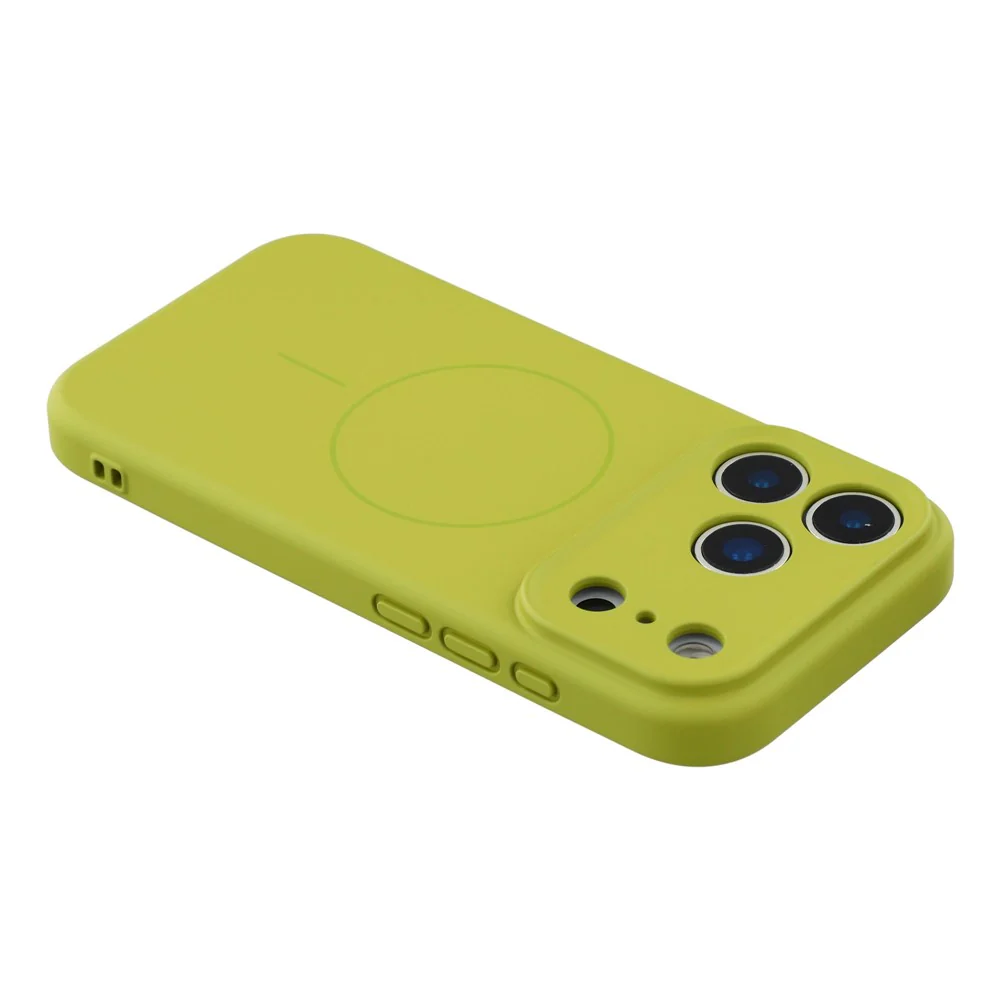 YCADEN For iPhone 17 Pro Max Case Compatible with MagSafe Precise Cutouts TPU Phone Back Cover - Bean Green - Image 5