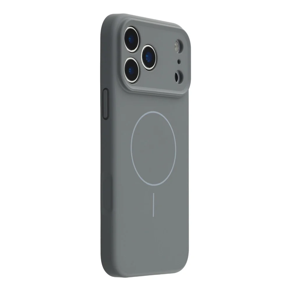 YCADEN For iPhone 17 Pro Max Case Compatible with MagSafe Precise Cutouts TPU Phone Back Cover - Charcoal Grey