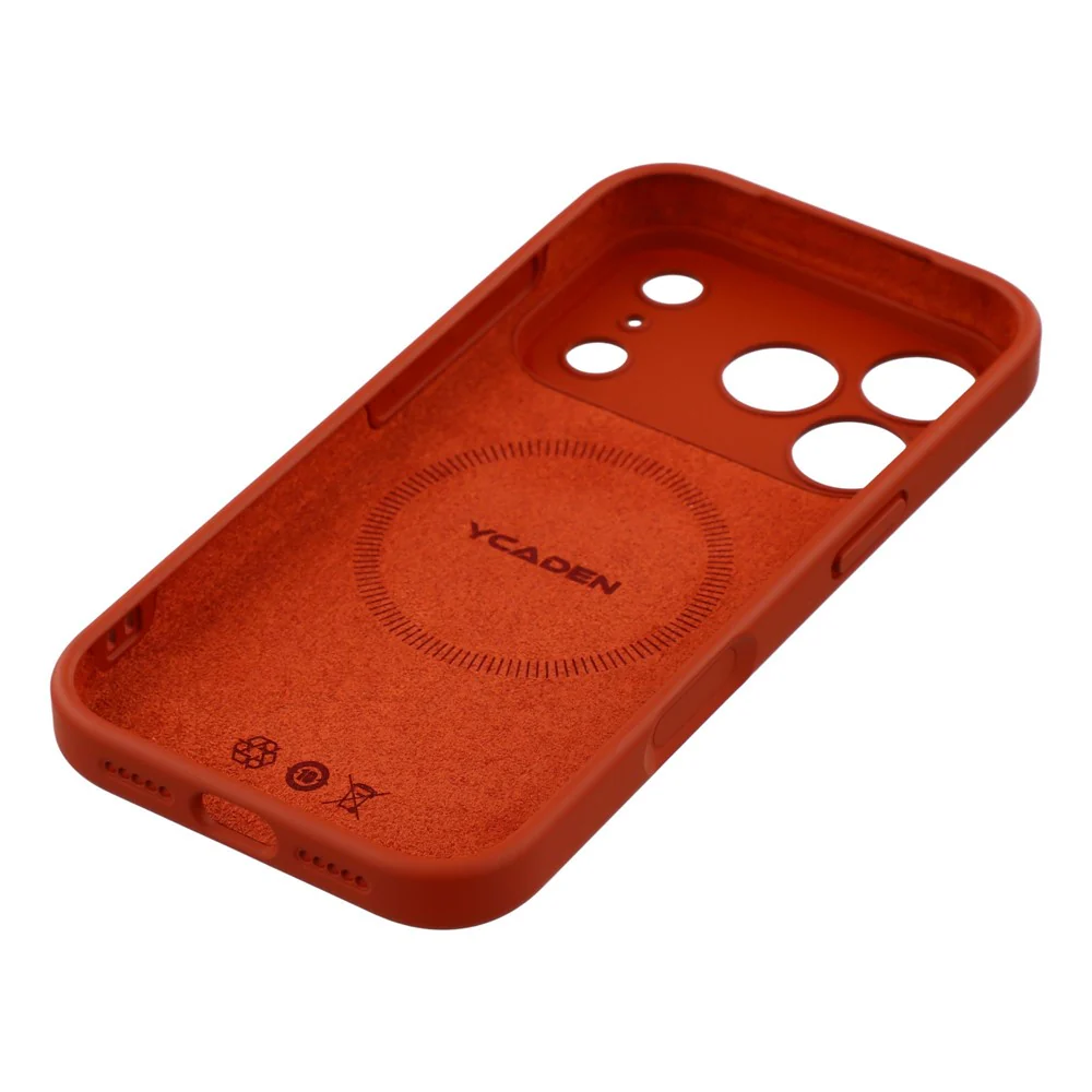 YCADEN For iPhone 17 Pro Max Case Compatible with MagSafe Precise Cutouts TPU Phone Back Cover - Tan - Image 6
