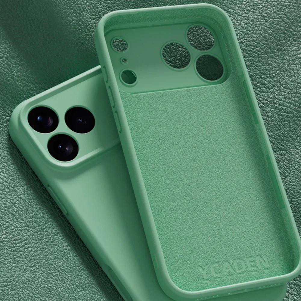YCADEN For iPhone 17 Pro Max Case Precise Cutouts TPU Phone Back Cover - Blackcurrant - Image 3