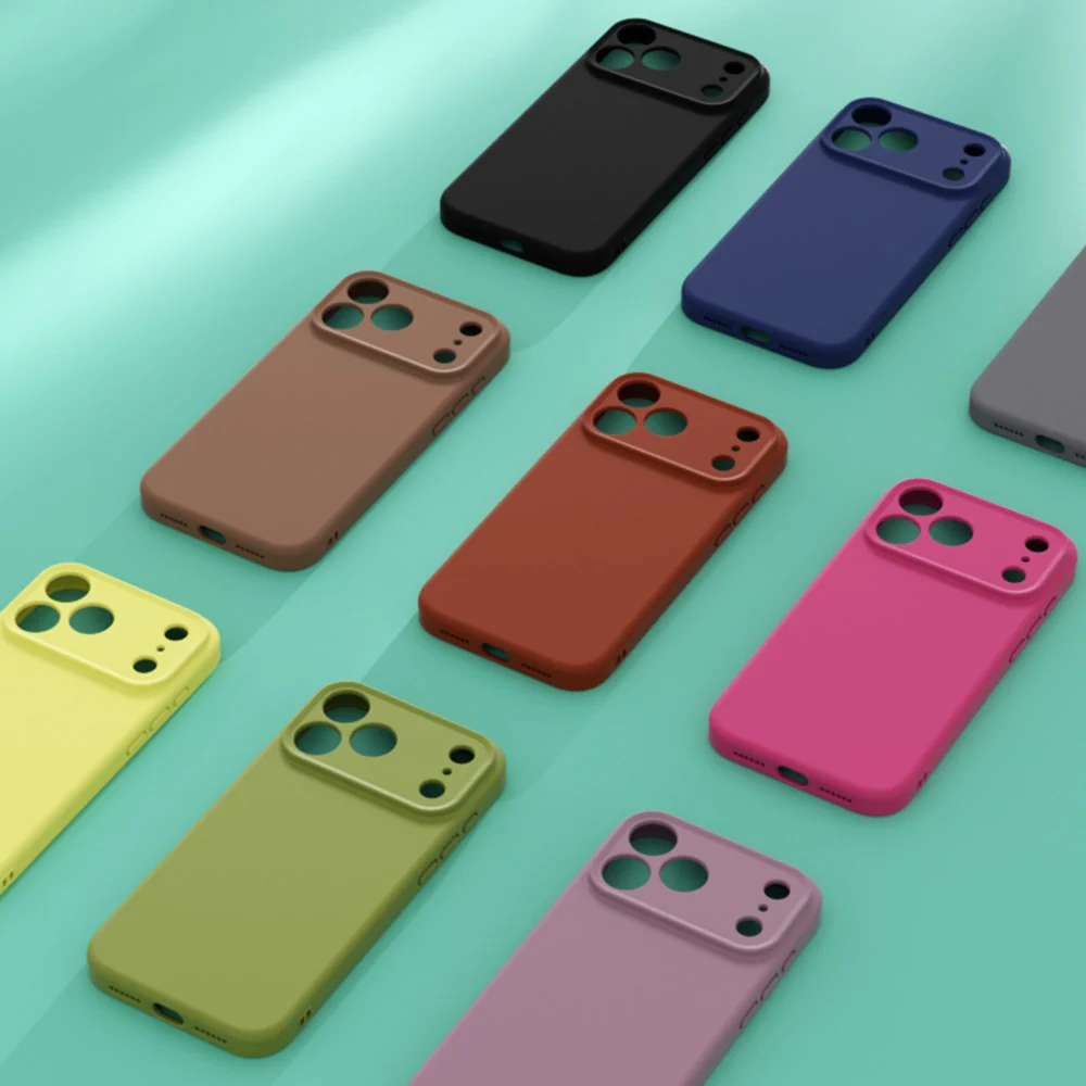 YCADEN For iPhone 17 Pro Max Case Precise Cutouts TPU Phone Back Cover - Blackcurrant - Image 6