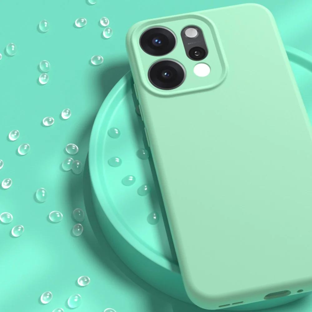 YCADEN For Oppo Reno14 Pro 5G (Global) Case Precise Cutouts TPU Phone Back Cover - Cloud Blue - Image 2