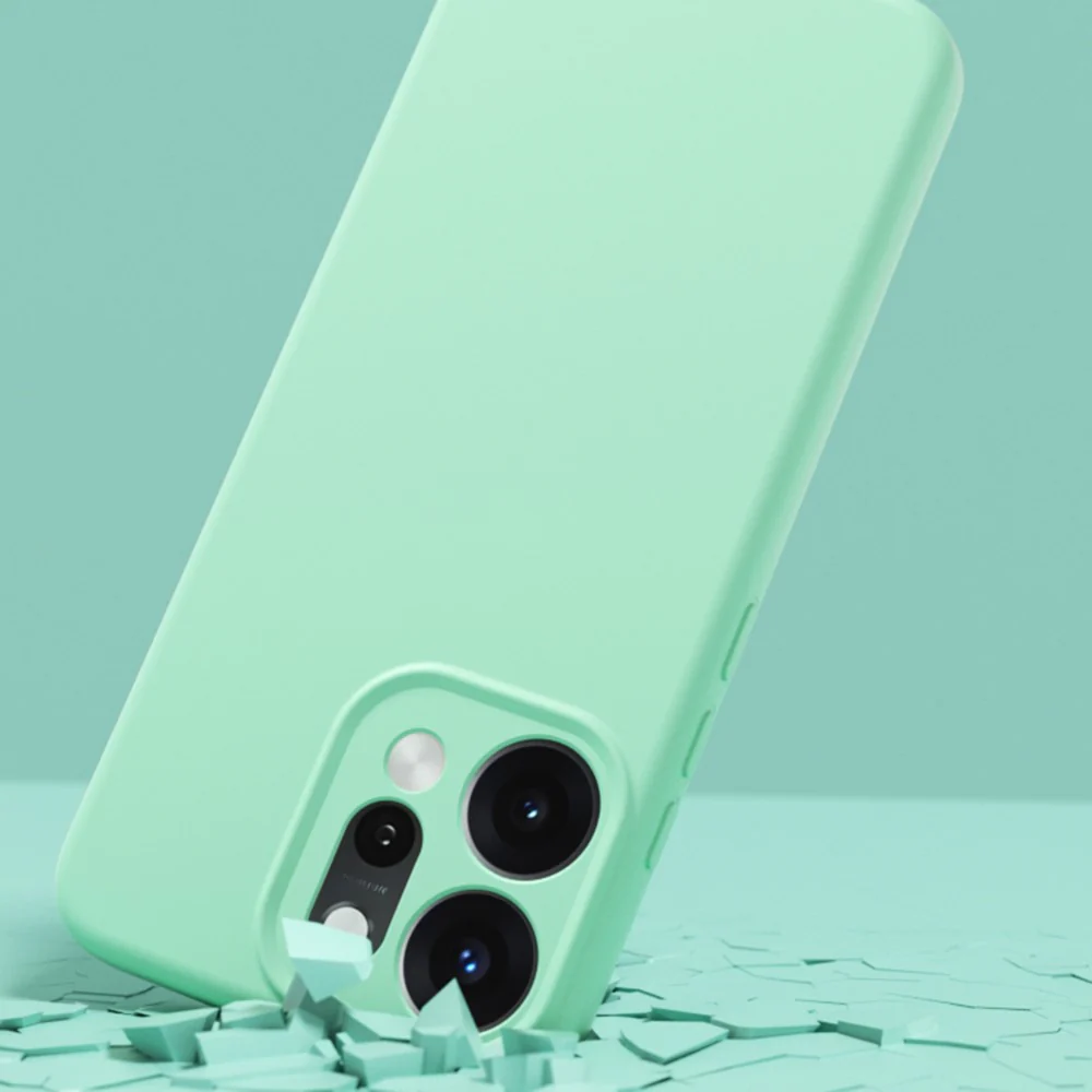 YCADEN For Oppo Reno14 Pro 5G (Global) Case Precise Cutouts TPU Phone Back Cover - Cloud Blue - Image 4