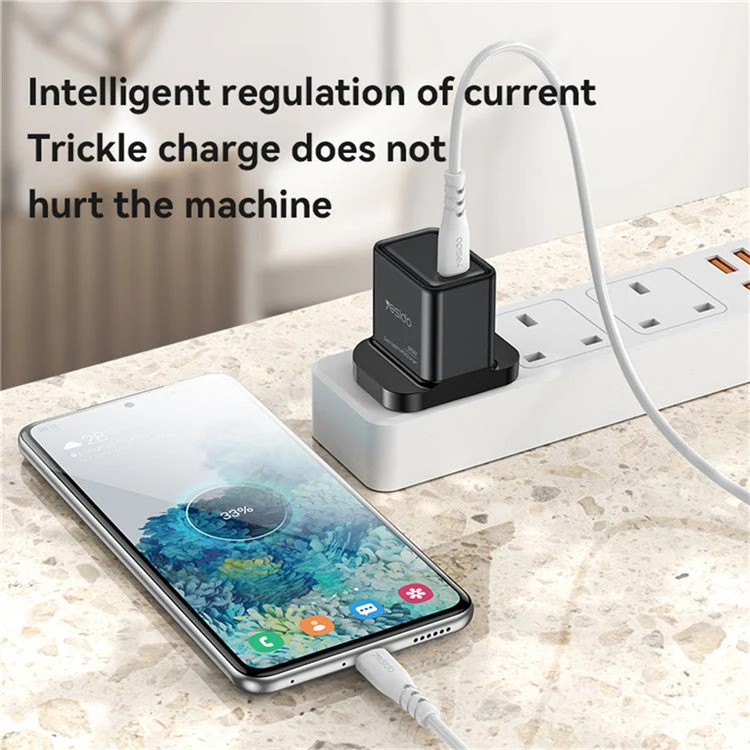 YESIDO YC81 GaN 25W Phone Charger Type-C Port Power Adapter - Image 5