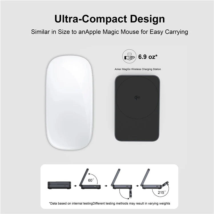 YF-M27 Qi2 Certified 3-in-1 15W Magnetic Wireless Charger with Aluminum Alloy Frame for Earbuds / Apple Watch / iPhone - Black - Image 6